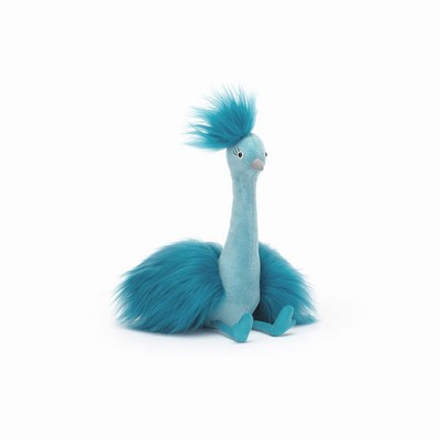 Jellycat Fou Fou Peacock Pájaros | LZHO-37286